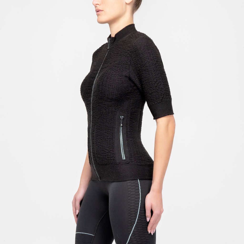 Nature Sense Transmission Layer Short Sleeve Fullzip