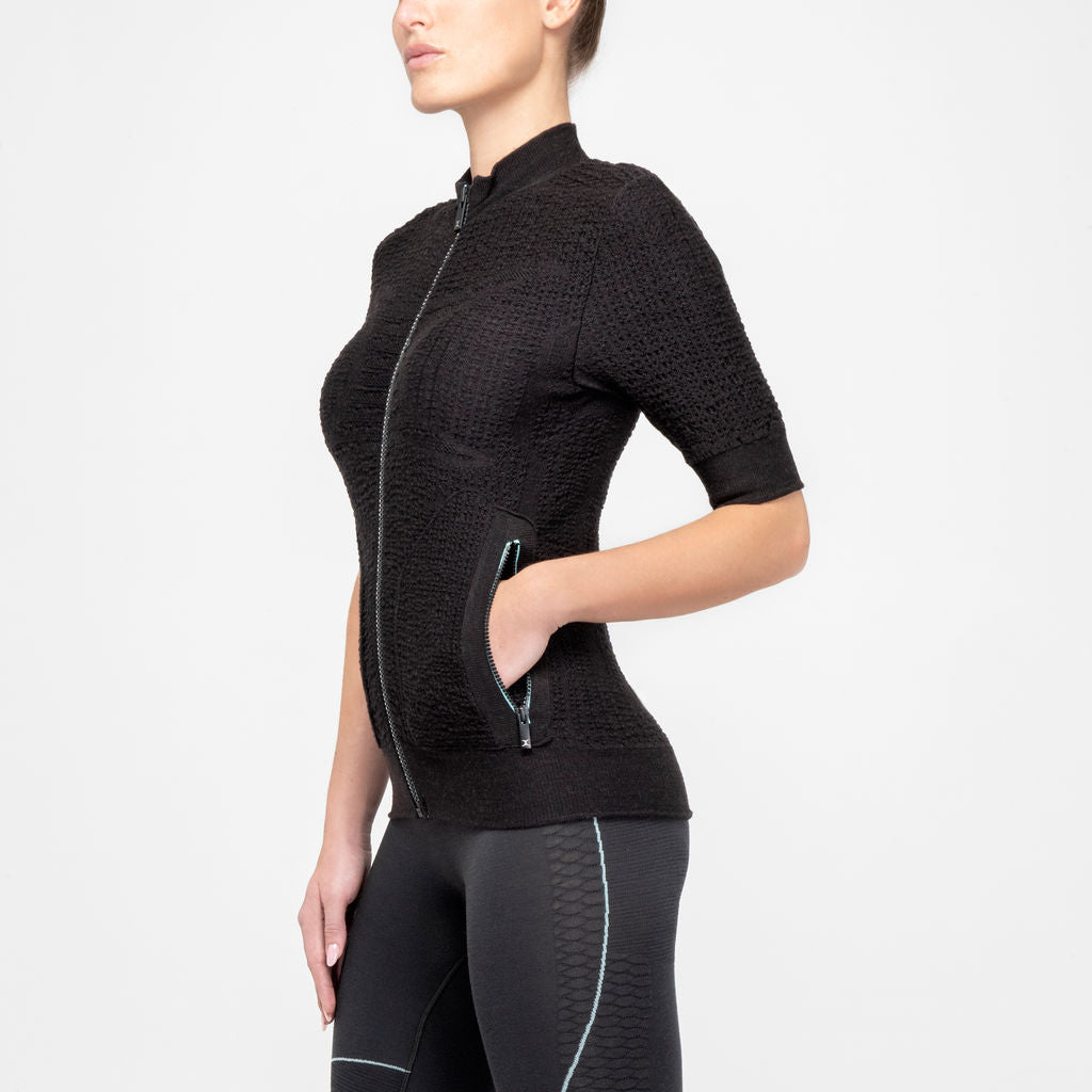 Nature Sense Transmission Layer Short Sleeve Fullzip
